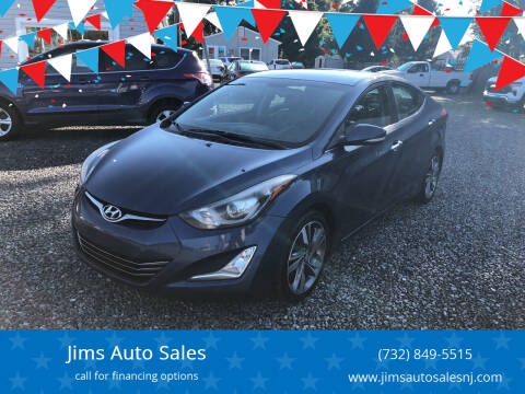 2014 Hyundai Elantra for sale at Jims Auto Sales in Lakehurst NJ