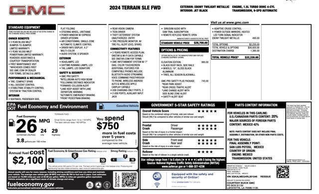 2024 GMC Terrain SLE