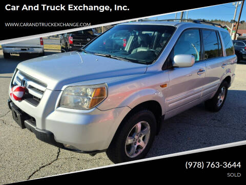 2007 Honda Pilot for sale at Car and Truck Exchange, Inc. in Rowley MA