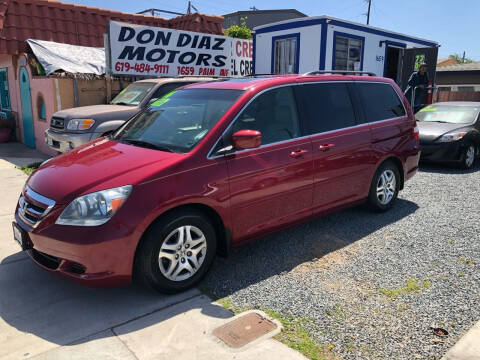 2006 Honda Odyssey for sale at DON DIAZ MOTORS in San Diego CA