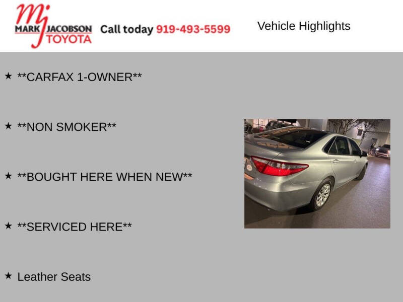 2016 Toyota Camry LE