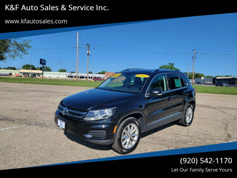 2017 Volkswagen Tiguan for sale at K&F Auto Sales & Service Inc. in Fort Atkinson WI