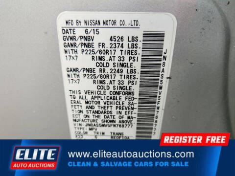 2015 Nissan Rogue Select S