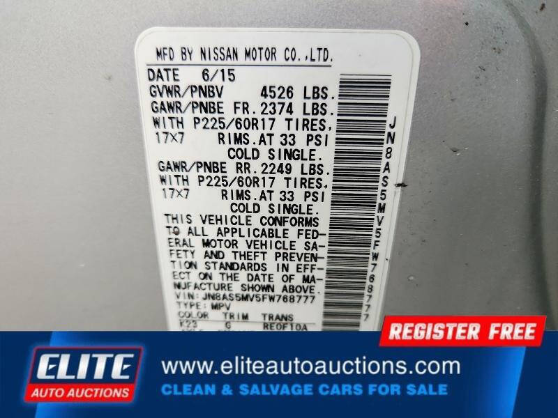 2015 Nissan Rogue Select S