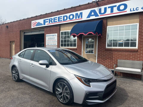 2021 Toyota Corolla for sale at FREEDOM AUTO LLC in Wilkesboro NC