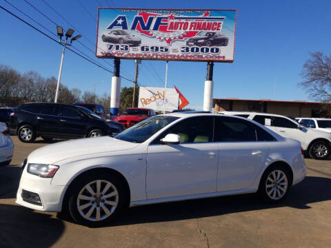 2015 Audi A4 for sale at ANF AUTO FINANCE in Houston TX
