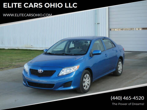 2010 Toyota Corolla for sale at ELITE CARS OHIO LLC in Solon OH