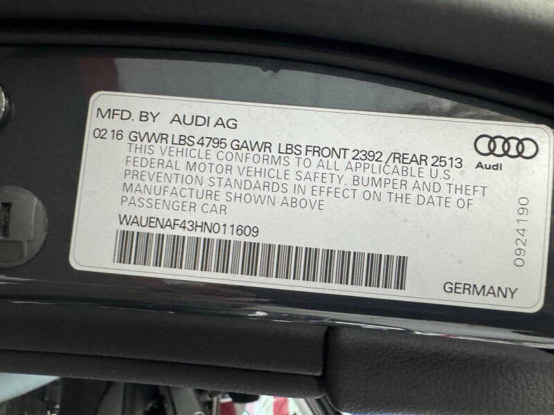 2017 Audi A4 2.0T quattro Premium Plus