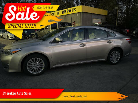 2015 Toyota Avalon Hybrid for sale at Cherokee Auto Sales in Acworth GA