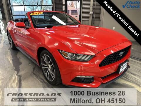 2016 Ford Mustang for sale at Crossroads Car & Truck in Milford OH