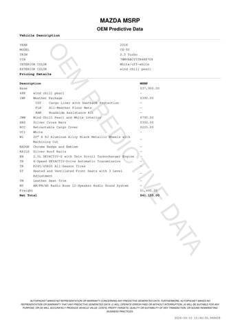 2026 Mazda CX-50 2.5 Turbo