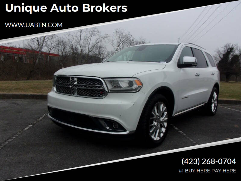 2014 Dodge Durango for sale at Unique Auto Brokers in Kingsport TN