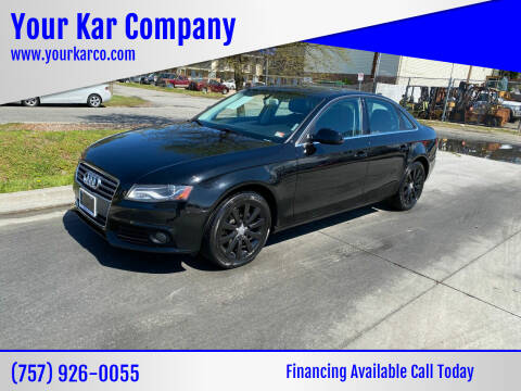2011 Audi A4 for sale at Your Kar Company in Norfolk VA
