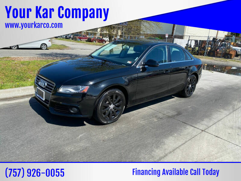 2011 Audi A4 for sale at Your Kar Company in Norfolk VA