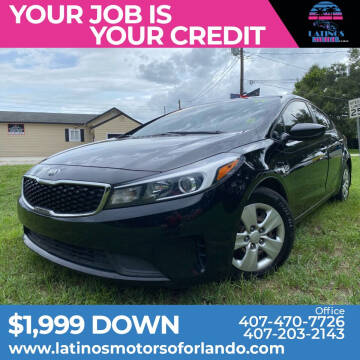 2018 Kia Forte for sale at LATINOS MOTOR OF ORLANDO in Orlando FL