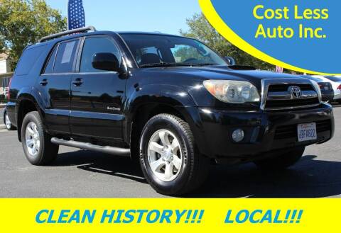 2007 Toyota 4Runner for sale at Cost Less Auto Inc. in Rocklin CA