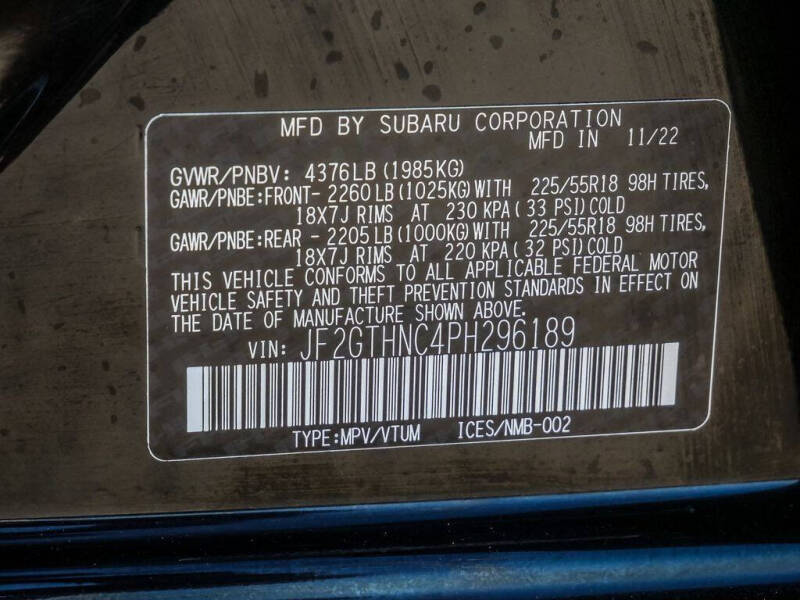 2023 Subaru Crosstrek Limited