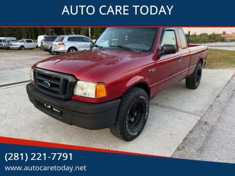 2004 Ford Ranger for sale at AUTO CARE TODAY in Spring TX