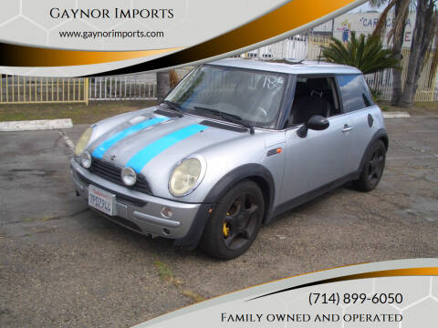 2003 MINI Cooper for sale at Gaynor Imports in Stanton CA