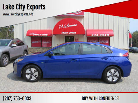 2019 Hyundai Ioniq Hybrid for sale at Lake City Exports in Auburn ME