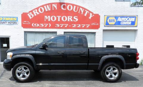 2008 Dodge Ram Pickup 1500 for sale at Brown County Motors in Russellville OH