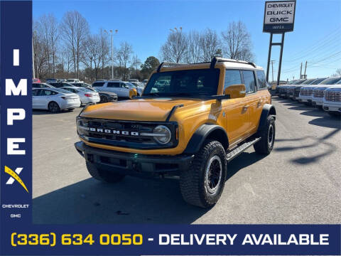 2022 Ford Bronco for sale at Impex Chevrolet GMC in Reidsville NC