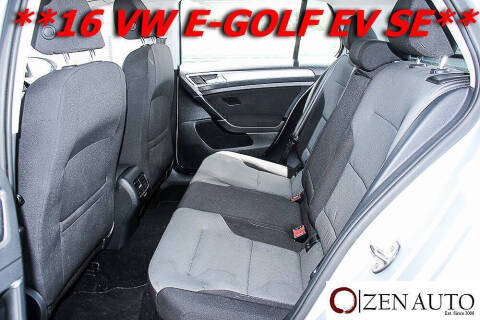 2016 Volkswagen e-Golf SE