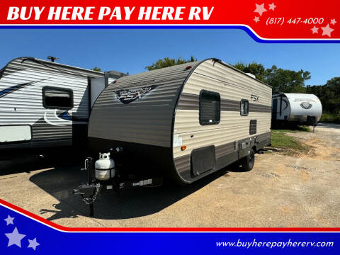 2019 Forest River Wildwood 179DBK for sale at BUY HERE PAY HERE RV in Burleson TX