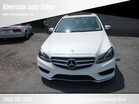 2014 Mercedes-Benz E-Class for sale at Riverside Auto Sales in Saint Albans WV