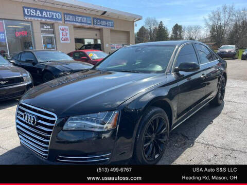 2013 Audi A8 for sale at USA Auto Sales & Services, LLC in Mason OH