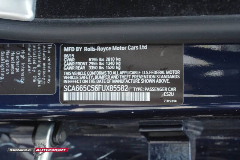 2015 Rolls-Royce Wraith