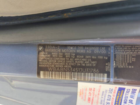 2001 BMW 3 Series 330Ci