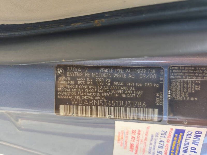 2001 BMW 3 Series 330Ci