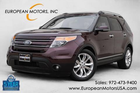 2012 Ford Explorer for sale at European Motors Inc in Plano TX