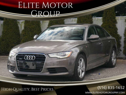 2012 Audi A6 for sale at Elite Motor Group in Farmingdale NY