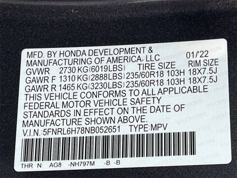 2022 Honda Odyssey EX-L