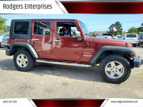 2010 Jeep Wrangler Unlimited for sale at Rodgers Wranglers in North Charleston SC