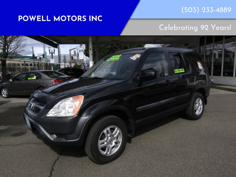 2003 Honda CR-V for sale at Powell Motors Inc in Portland OR