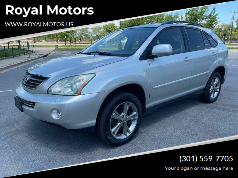 2006 Lexus RX 400h for sale at Royal Motors in Hyattsville MD