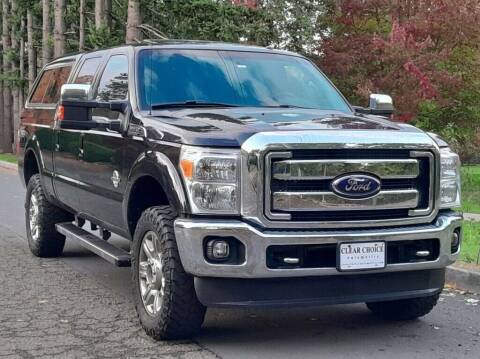 2012 Ford F-350 Super Duty for sale at CLEAR CHOICE AUTOMOTIVE in Milwaukie OR