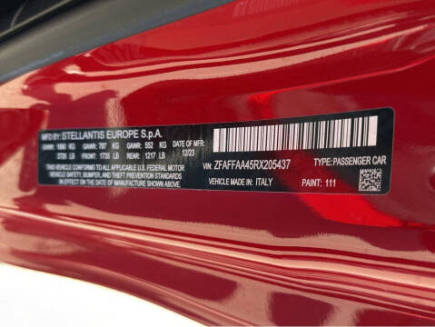 2024 FIAT 500e Inspi(RED)