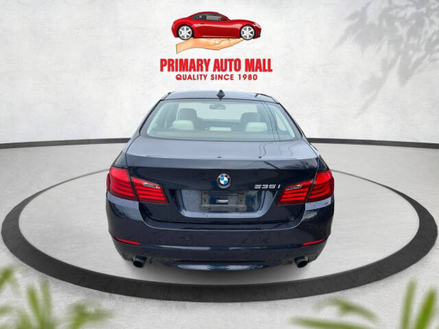 2012 BMW 5 Series for sale at Primary Auto Mall in Fort Myers, FL