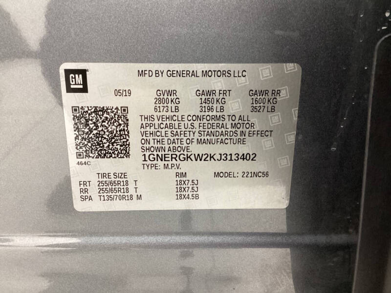 2019 Chevrolet Traverse LT Cloth