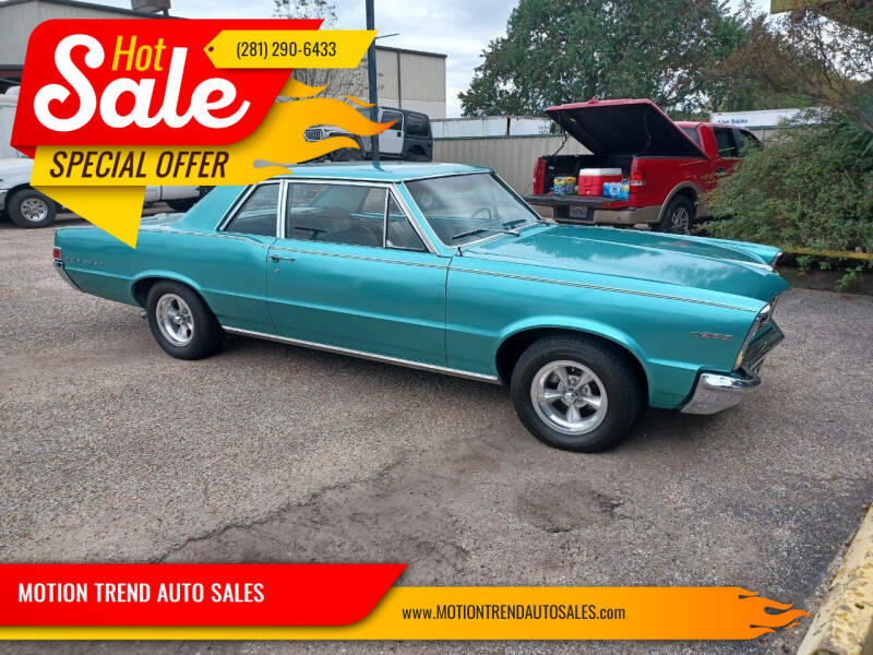 1965 Pontiac Tempest for sale at MOTION TREND AUTO SALES in Tomball TX