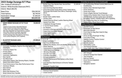 2023 Dodge Durango R/T Plus