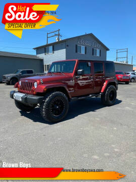 2009 Jeep Wrangler Unlimited for sale at Brown Boys in Yakima WA