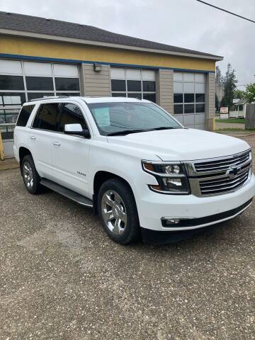 2015 Chevrolet Tahoe for sale at Hines Auto Sales in Marlette MI