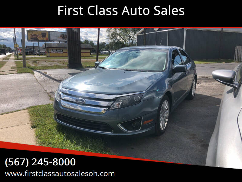 2012 Ford Fusion Hybrid for sale at First Class Auto Sales in Fostoria OH