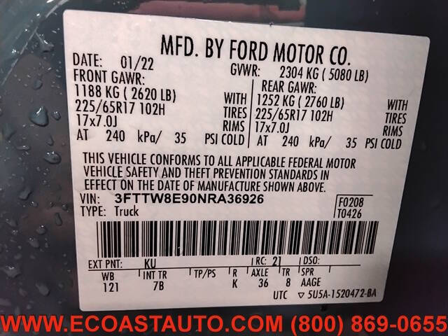 2022 Ford Maverick XL