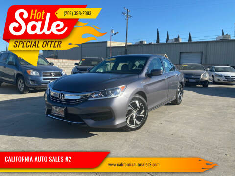 2016 Honda Accord for sale at CALIFORNIA AUTO SALES #2 in Livingston CA
